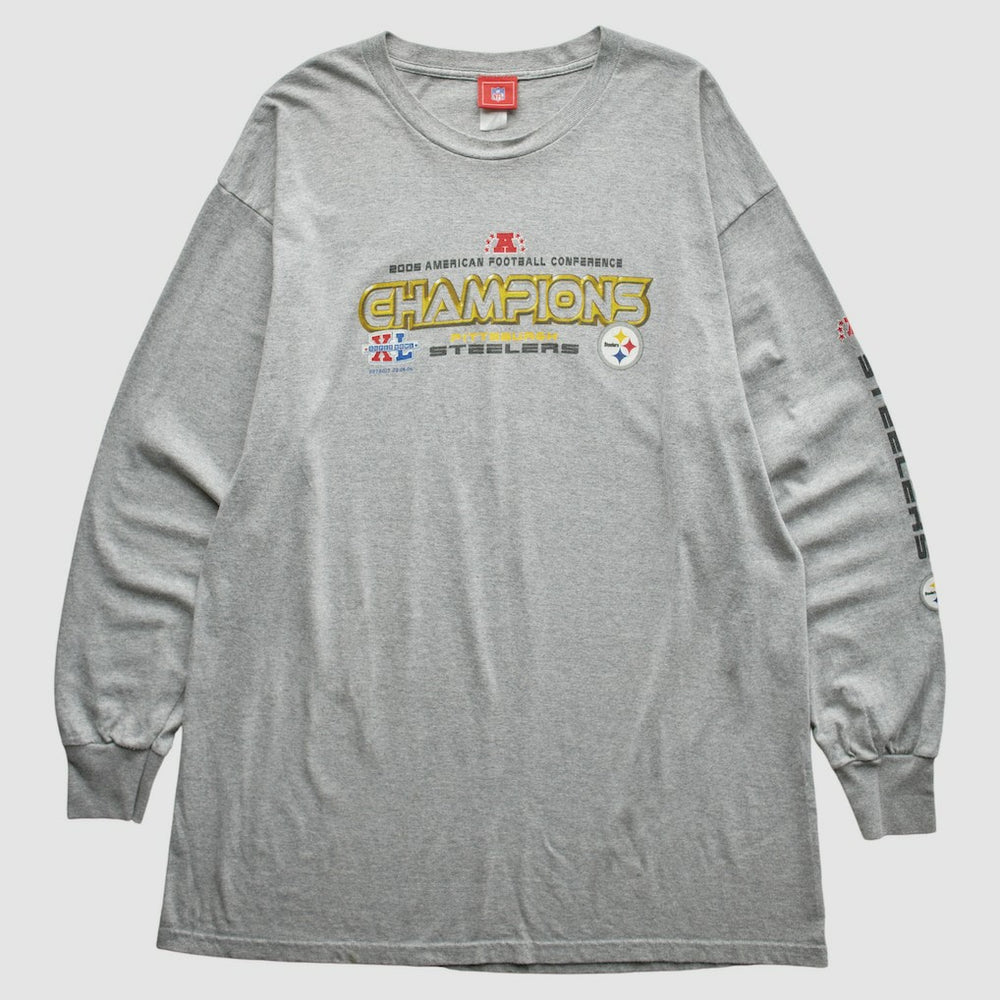 Pittsburgh Steelers NFL 2005 T-Shirt Gray Vintage | Fanatics