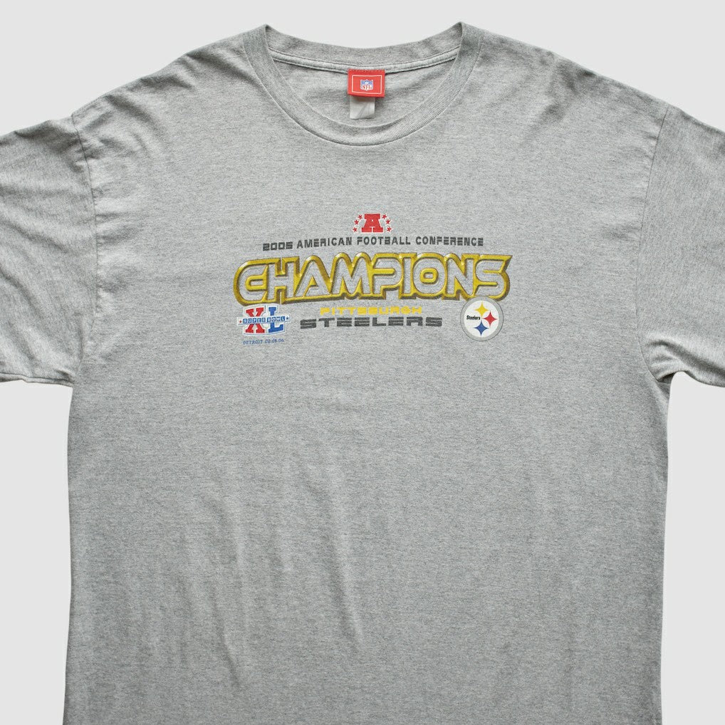 Pittsburgh Steelers NFL 2005 T-Shirt Gray Vintage | Fanatics