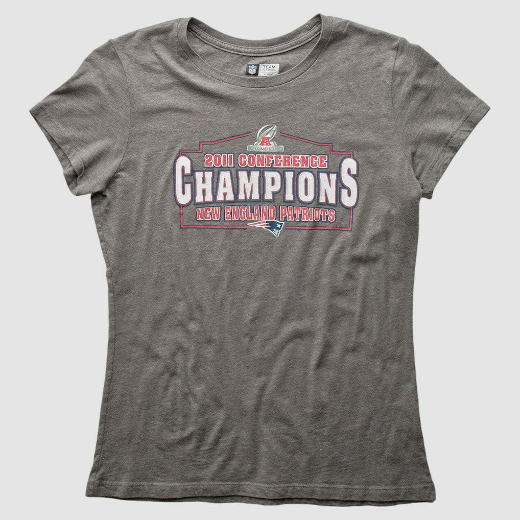 New England Patriots 2011 T-Shirt Gray Vintage | Fanatics