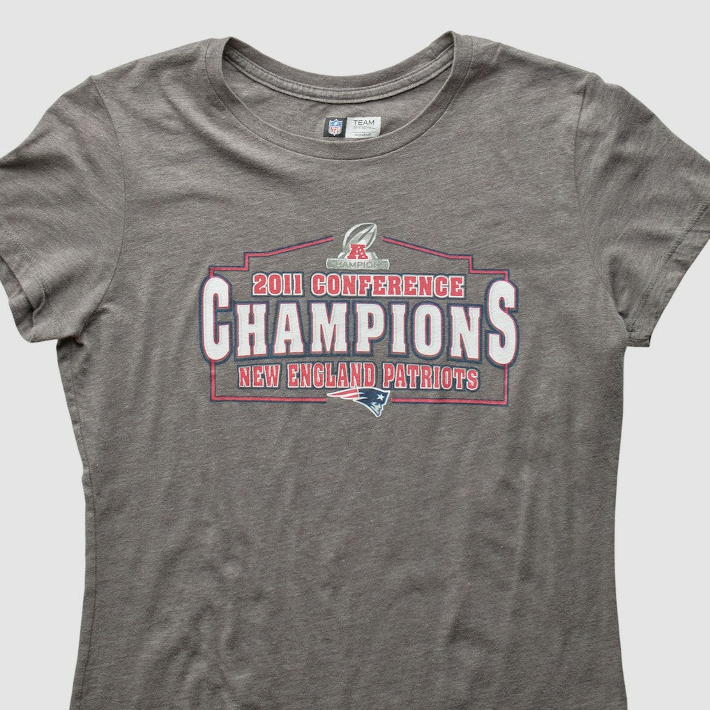 New England Patriots 2011 T-Shirt Gray Vintage | Fanatics