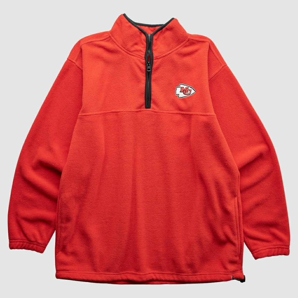 Kansas City Chiefs NFL 2000s 1/4 Zip Sweatshirt Red Vintage | Fanatics