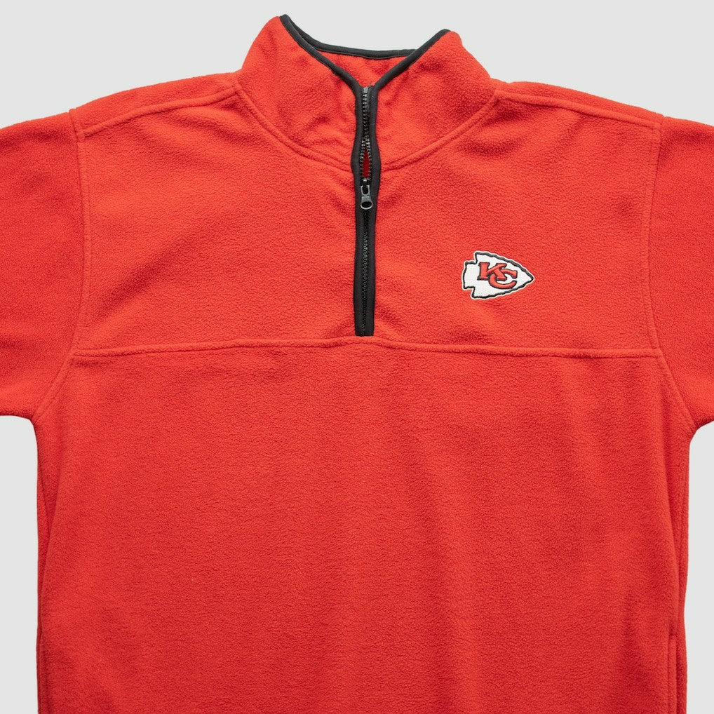 Kansas City Chiefs NFL 2000s 1/4 Zip Sweatshirt Red Vintage | Fanatics