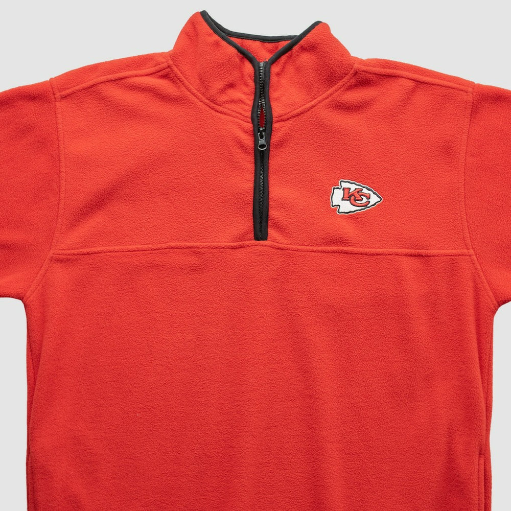 Kansas City Chiefs NFL 2000s 1/4 Zip Sweatshirt Red Vintage | Fanatics