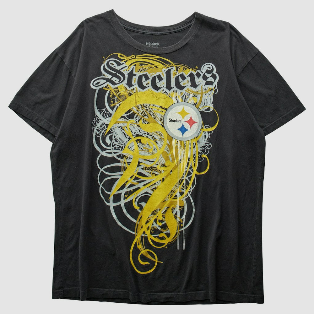 Pittsburgh Steelers Reebok 2000s T-Shirt Black Vintage | Fanatics