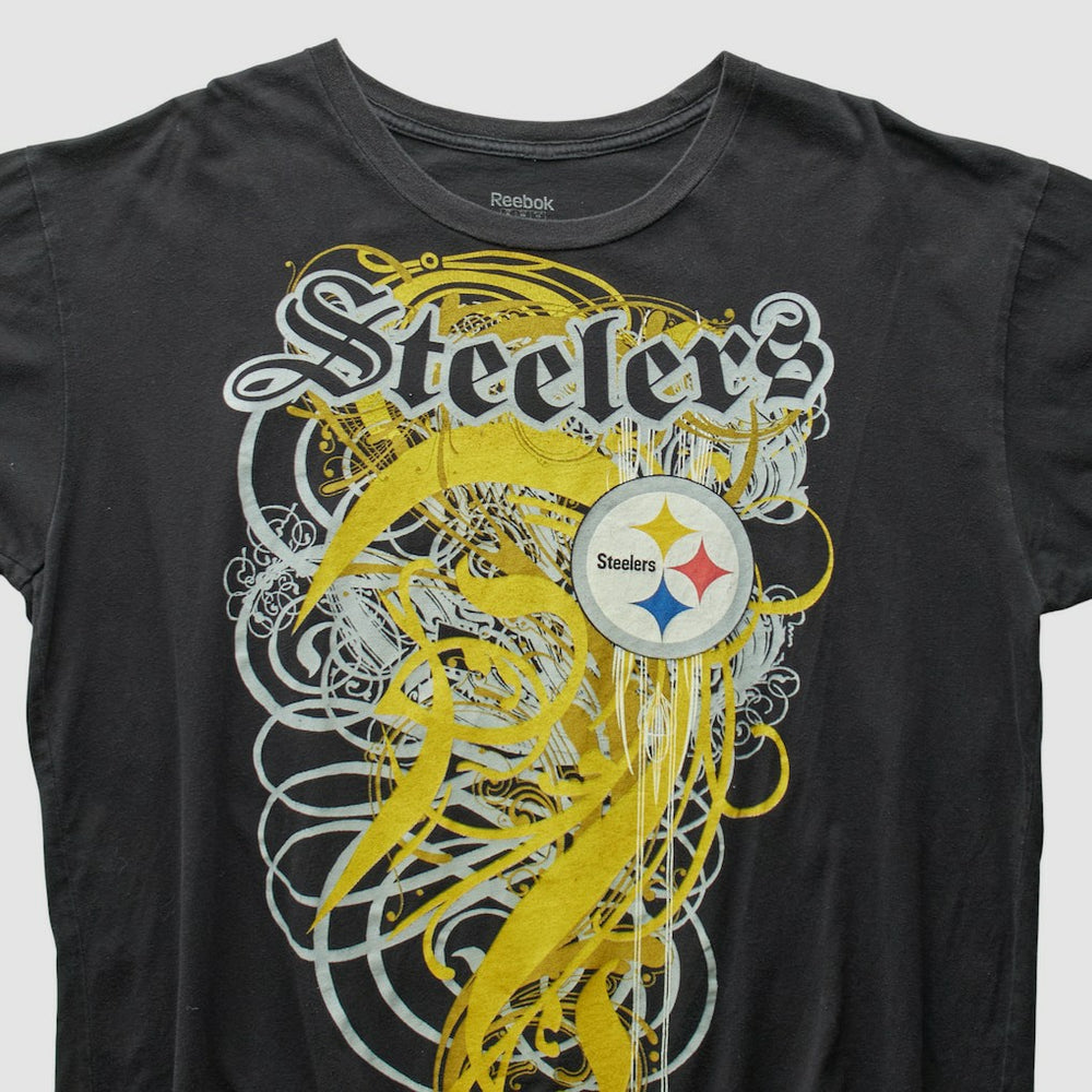Pittsburgh Steelers Reebok 2000s T-Shirt Black Vintage | Fanatics