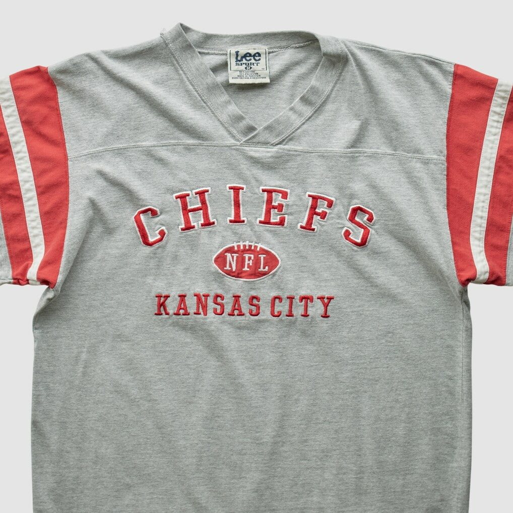Kansas City Chiefs Lee Apparel 2000s T-Shirt Gray Vintage | Fanatics