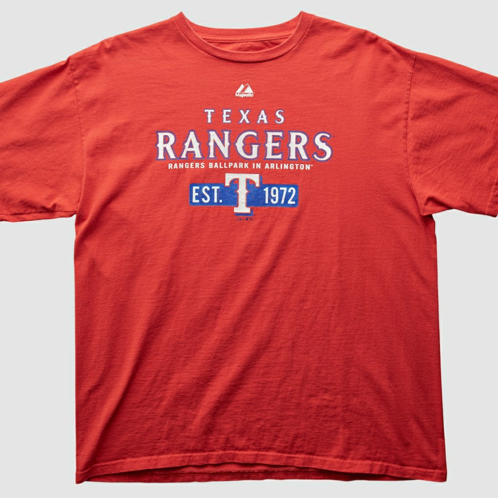Texas Rangers Majestic 2000s T-Shirt - MLB