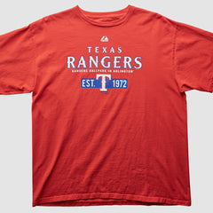 Texas Rangers Majestic 2000s T-Shirt - MLB