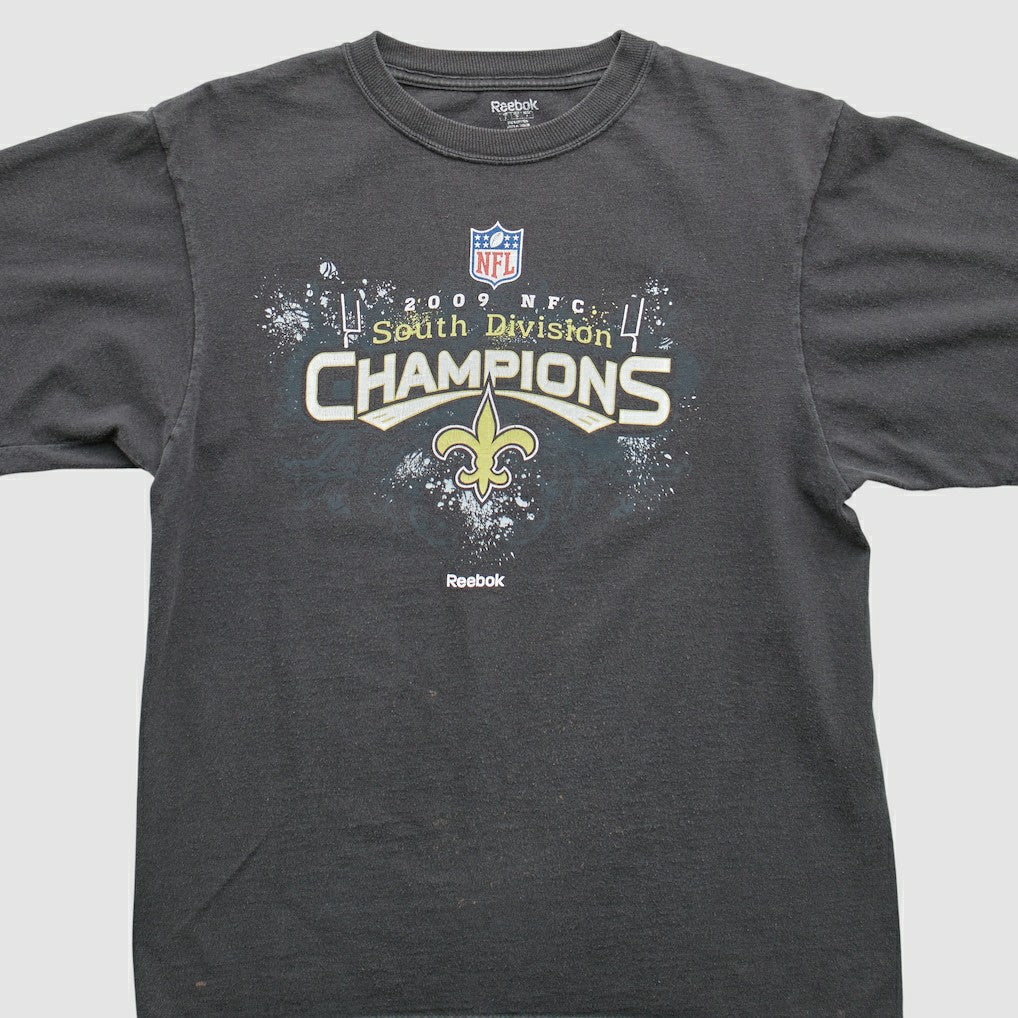 New Orleans Saints Reebok 2009 T-Shirt Black Vintage | Fanatics