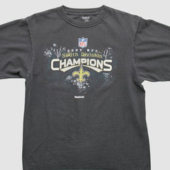 New Orleans Saints Reebok 2009 T-Shirt Black Vintage | Fanatics
