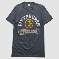 Pittsburgh Steelers Champion 80s T-Shirt Gray Vintage | Fanatics