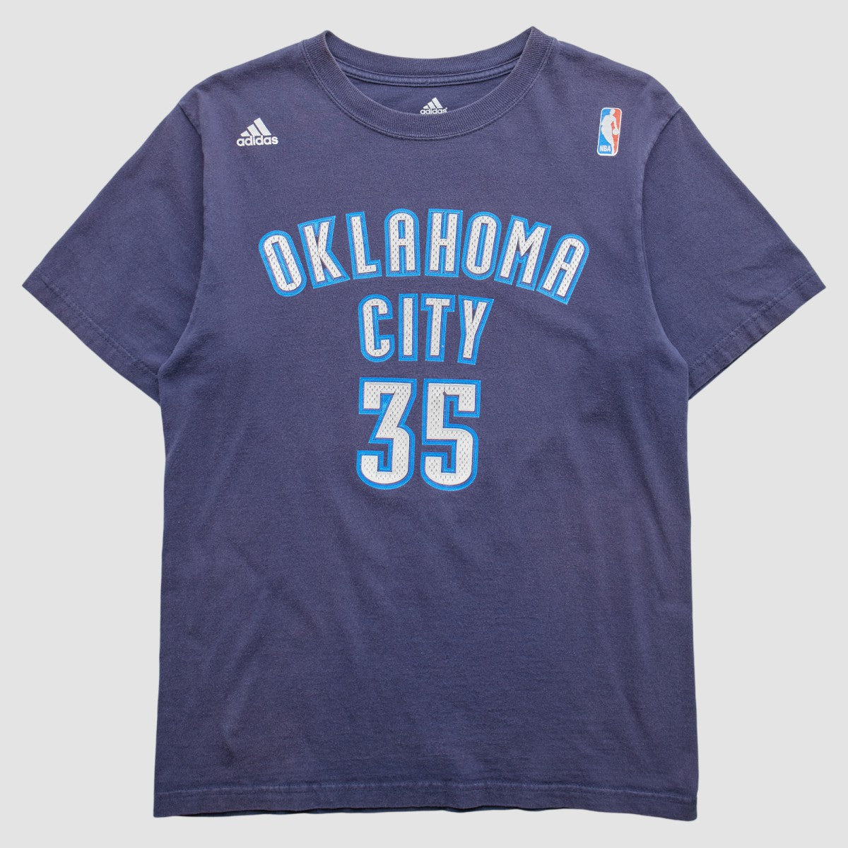 Oklahoma City Thunder 2010s T-Shirt Navy Vintage - NBA