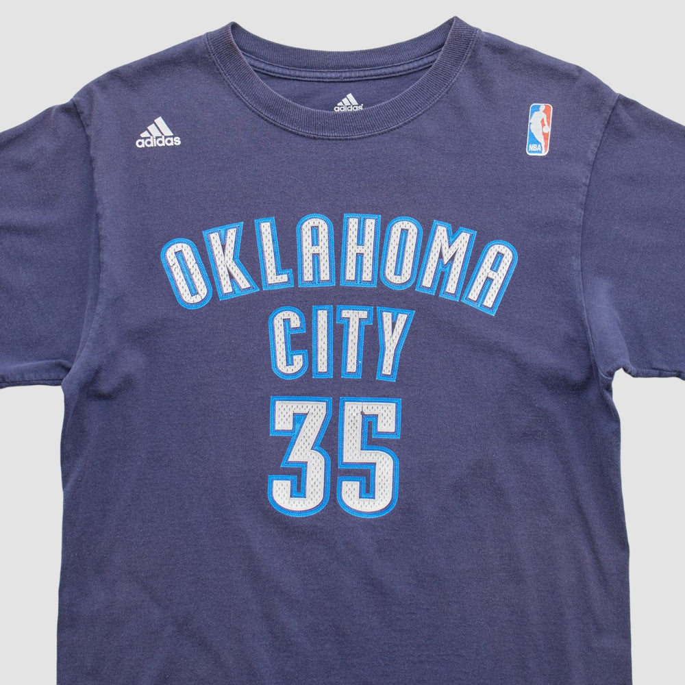 Oklahoma City Thunder 2010s T-Shirt Navy Vintage - NBA