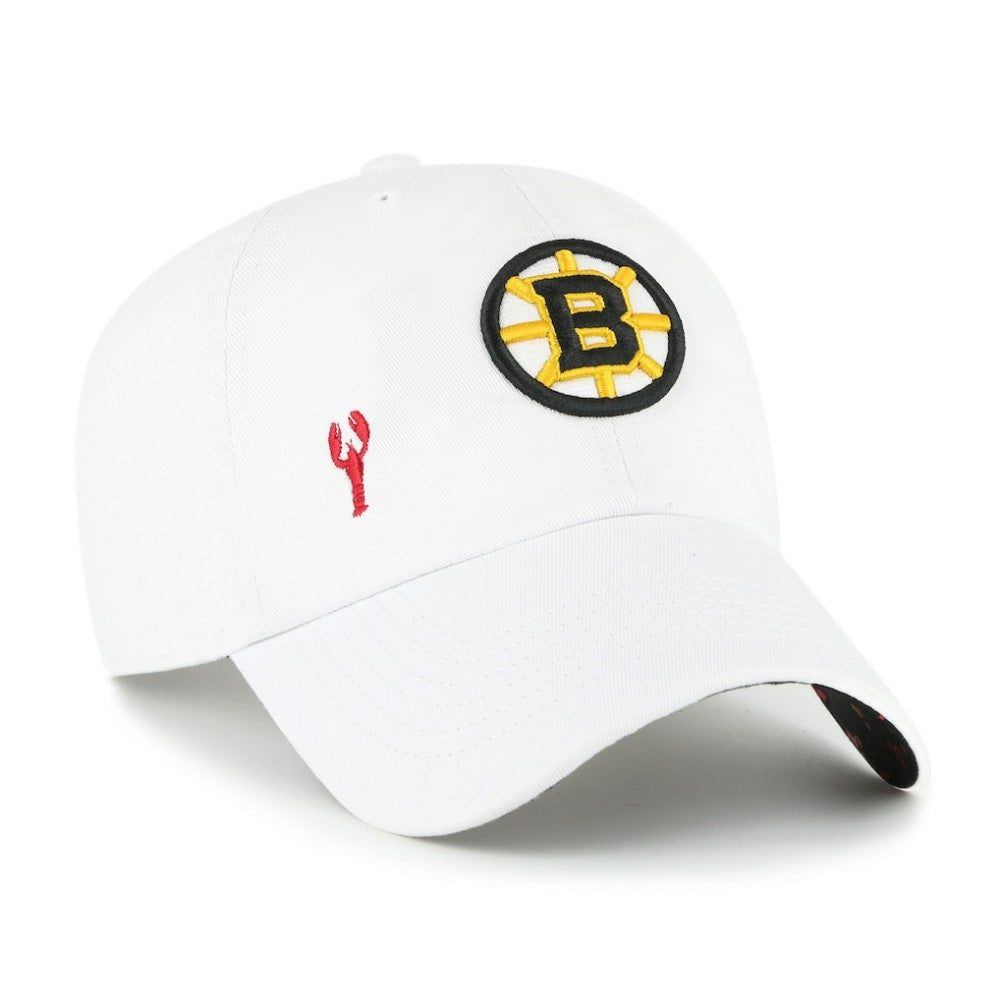 Boston Bruins '47 Women's Confetti Clean Up Adjustable Hat - White - NHL