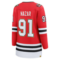 Frank Nazar Chicago Blackhawks Fanatics Women's Centennial Breakaway Player Jersey - Red - NHL