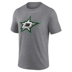 Dallas Stars Heritage Custom Tri-Blend T-Shirt - Gray - NHL