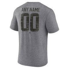 Dallas Stars Heritage Custom Tri-Blend T-Shirt - Gray - NHL