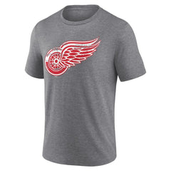 Detroit Red Wings Heritage Custom Tri-Blend T-Shirt - Gray - NHL