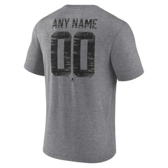 Philadelphia Flyers Heritage Custom Tri-Blend T-Shirt - Gray - NHL
