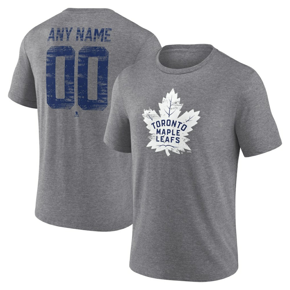 Toronto Maple Leafs Heritage Custom Tri-Blend T-Shirt - Gray - NHL