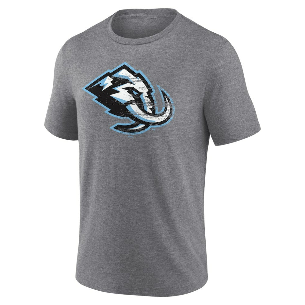 Utah Mammoth Heritage Custom Tri-Blend T-Shirt - Gray - NHL