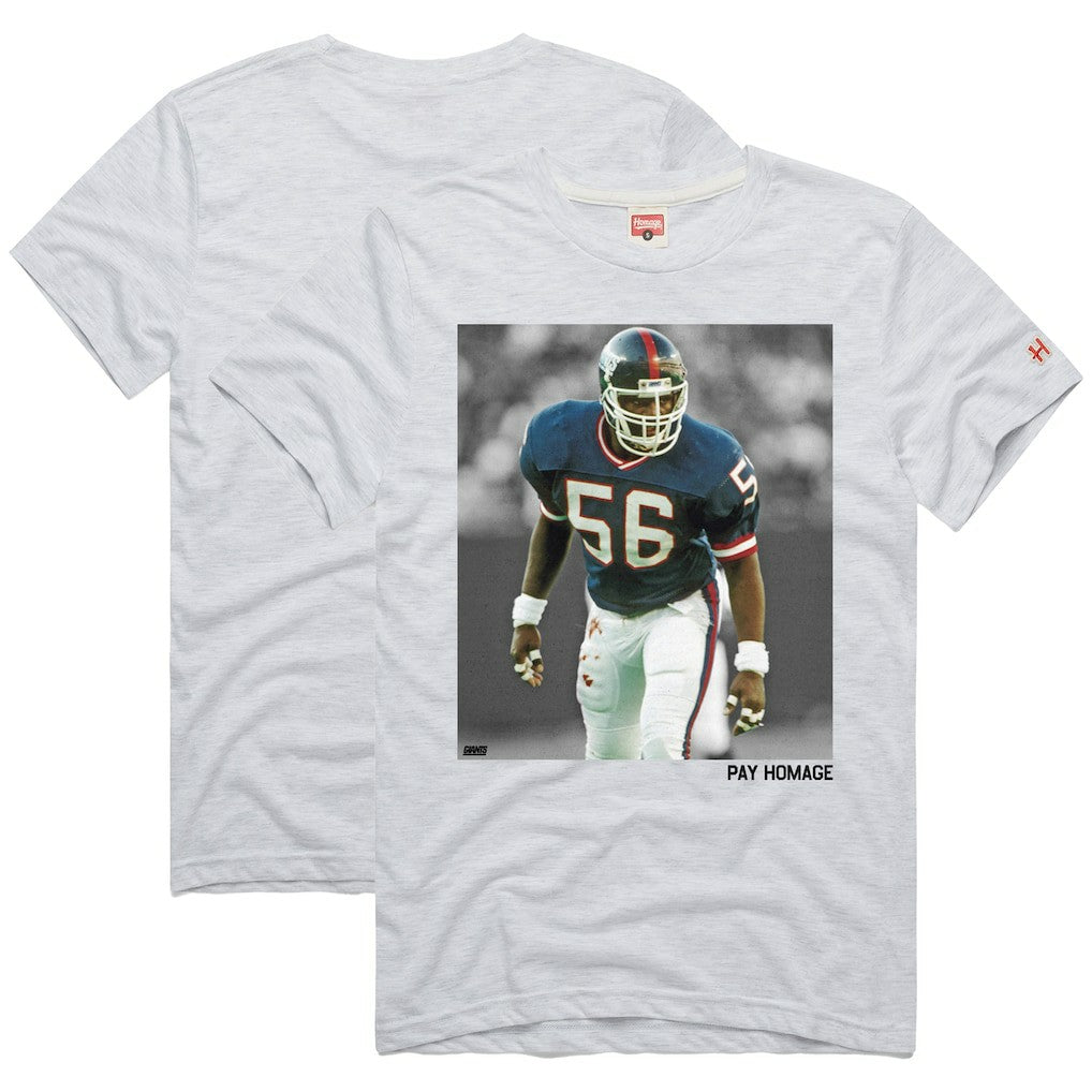 Lawrence Taylor New York Giants Homage Unisex Pay Homage Tri-Blend T-Shirt Ash | NFL