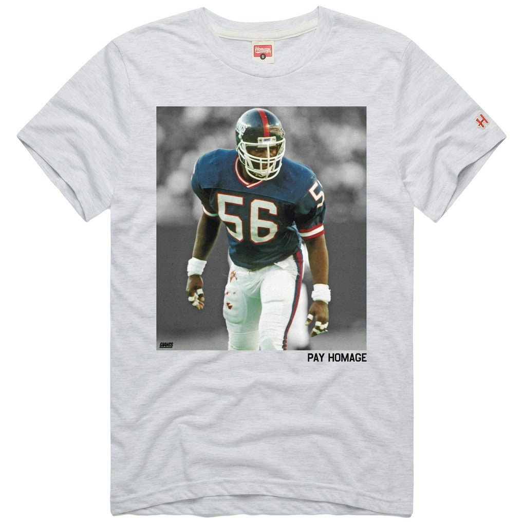 Lawrence Taylor New York Giants Homage Unisex Pay Homage Tri-Blend T-Shirt Ash | NFL