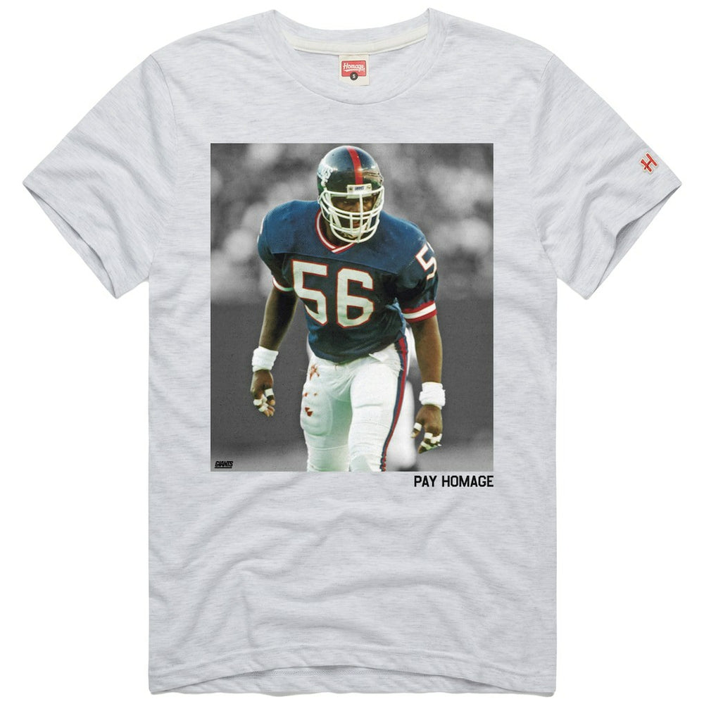 Lawrence Taylor New York Giants Homage Unisex Pay Homage Tri-Blend T-Shirt Ash | NFL