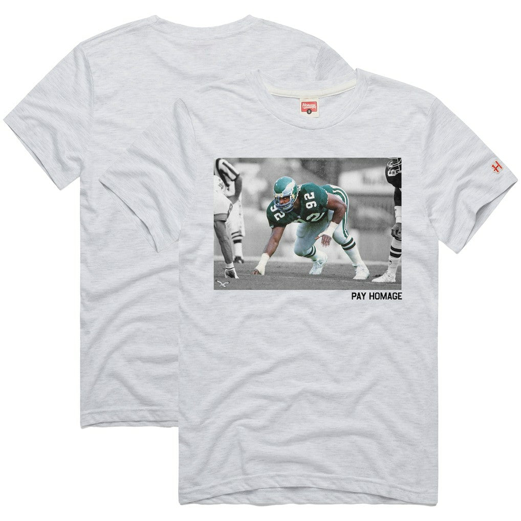 Reggie White Philadelphia Eagles Homage Unisex Pay Homage Tri-Blend T-Shirt Ash | NFL