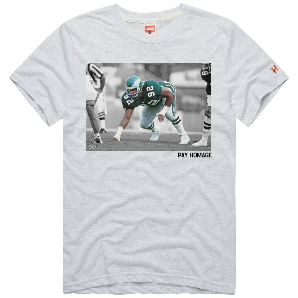 Reggie White Philadelphia Eagles Homage Unisex Pay Homage Tri-Blend T-Shirt Ash | NFL