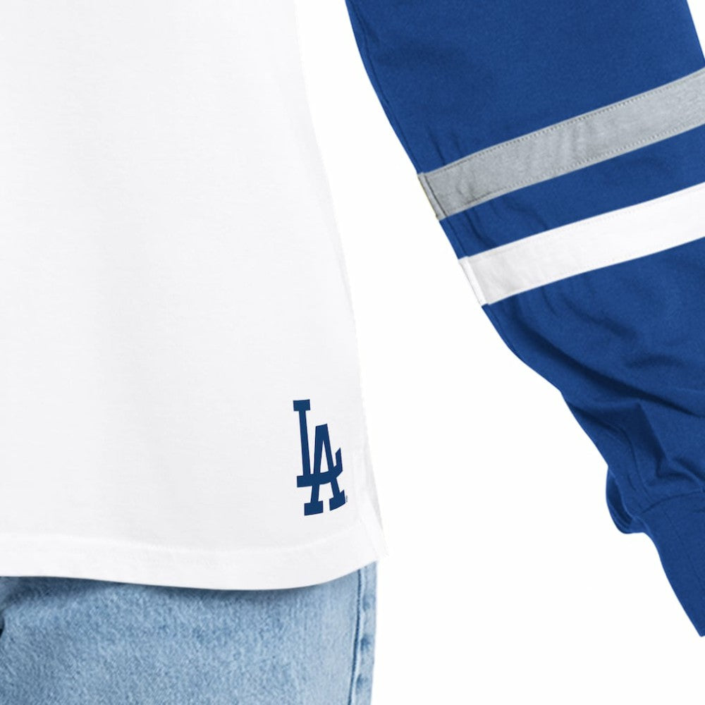 Los Angeles Dodgers G-III 4Her by Carl Banks Women's Key Player Oversized Hooded Long Sleeve T-Shirt - MLB