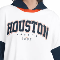 Houston Astros G-III 4Her by Carl Banks Women's Key Player Oversized Hooded Long Sleeve T-Shirt - MLB
