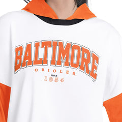 Baltimore Orioles G-III 4Her by Carl Banks Women's Key Player Oversized Hooded Long Sleeve T-Shirt - MLB