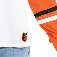 Baltimore Orioles G-III 4Her by Carl Banks Women's Key Player Oversized Hooded Long Sleeve T-Shirt - MLB