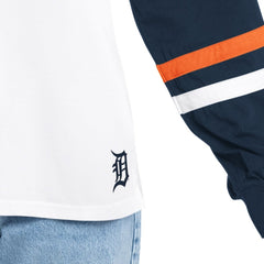 Detroit Tigers G-III 4Her by Carl Banks Women's Key Player Oversized Hooded Long Sleeve T-Shirt - MLB