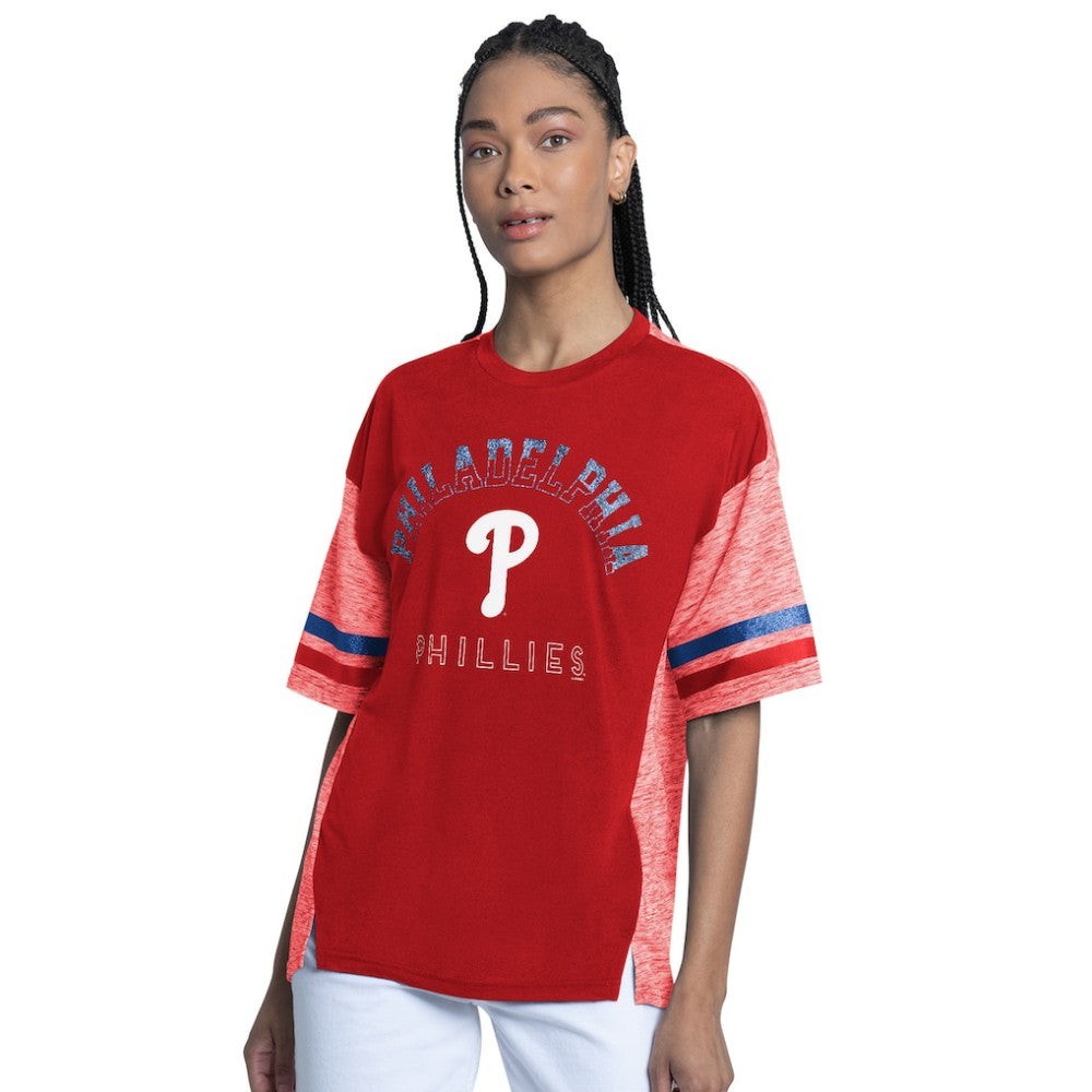 Philadelphia Phillies G-III 4Her by Carl Banks Women's Off-Season Oversized Top - MLB