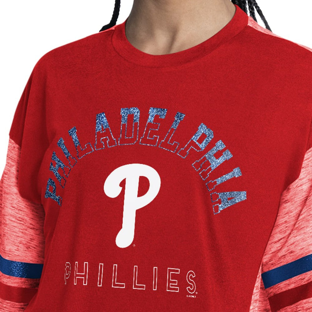 Philadelphia Phillies G-III 4Her by Carl Banks Women's Off-Season Oversized Top - MLB