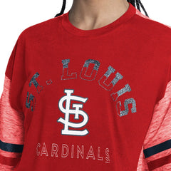 St. Louis Cardinals G-III 4Her by Carl Banks Women's Off-Season Oversized Top - MLB
