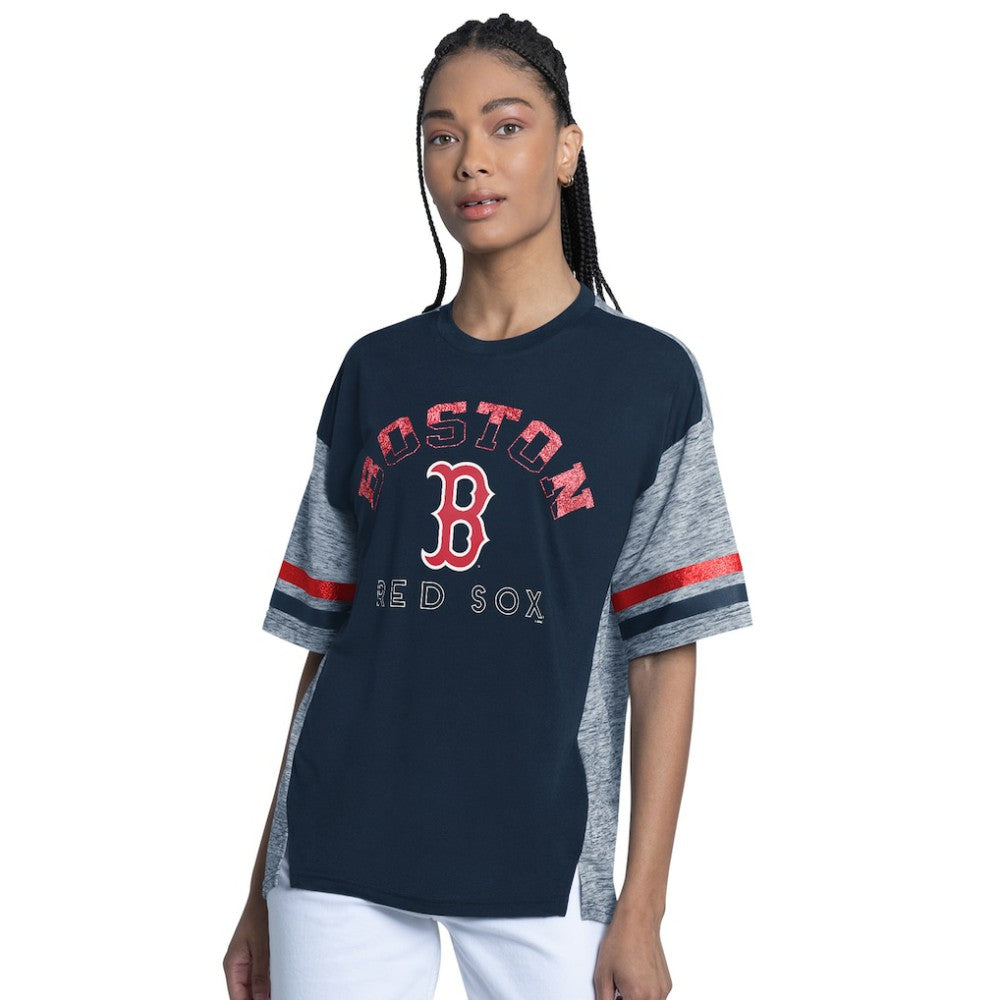 Boston Red Sox G-III 4Her by Carl Banks Women's Off-Season Oversized Top - MLB