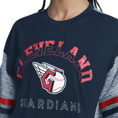Cleveland Guardians G-III 4Her by Carl Banks Women's Off-Season Oversized Top - MLB