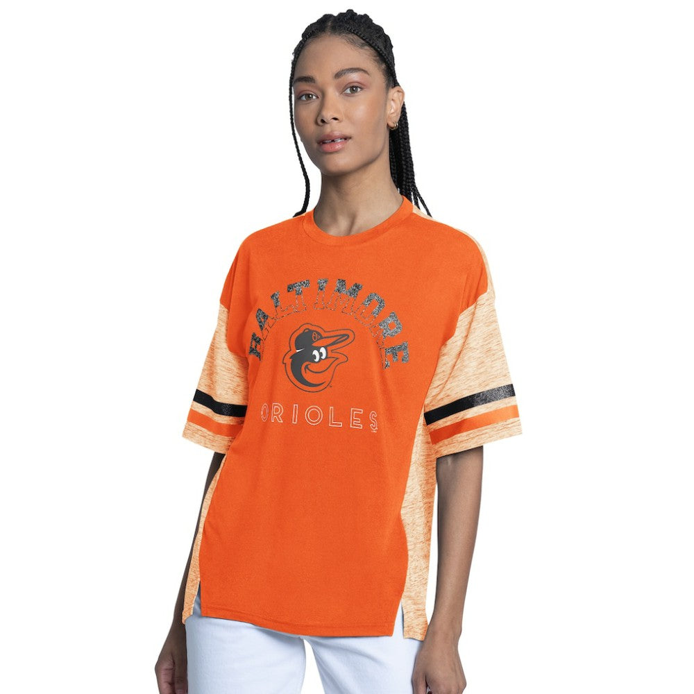 Baltimore Orioles G-III 4Her by Carl Banks Women's Off-Season Oversized Top - MLB