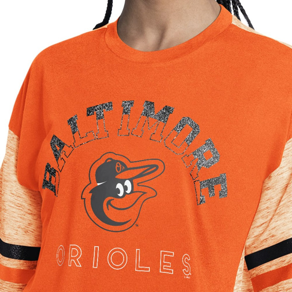 Baltimore Orioles G-III 4Her by Carl Banks Women's Off-Season Oversized Top - MLB