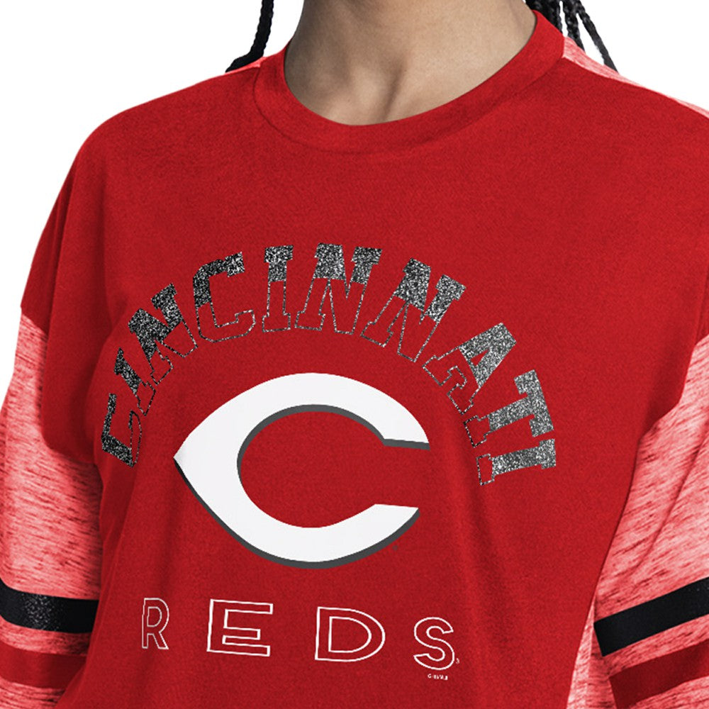 Cincinnati Reds G-III 4Her by Carl Banks Women's Off-Season Oversized Top - MLB