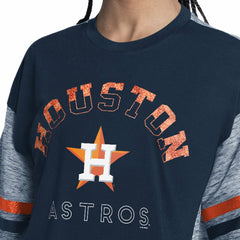 Houston Astros G-III 4Her by Carl Banks Women's Off-Season Oversized Top - MLB