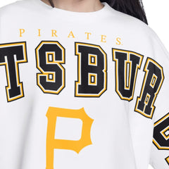 Pittsburgh Pirates G-III 4Her by Carl Banks Women's Bleachers Cropped Pullover Sweatshirt - MLB