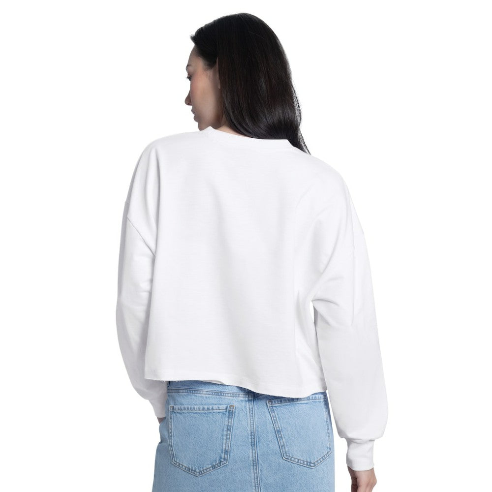 Colorado Rockies G-III 4Her by Carl Banks Women's Bleachers Cropped Pullover Sweatshirt - MLB