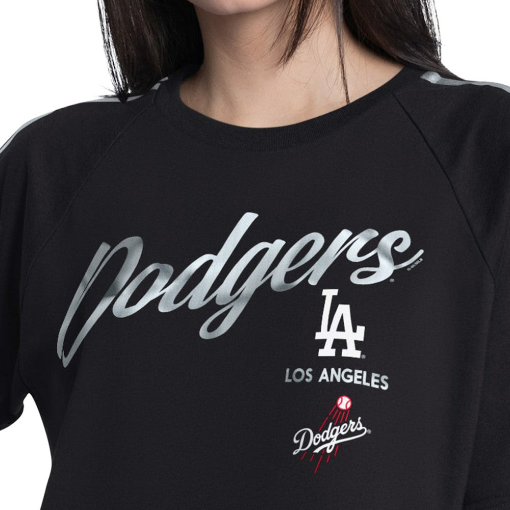 Los Angeles Dodgers G-III 4Her by Carl Banks Women's Classic Play Cropped T-Shirt - MLB