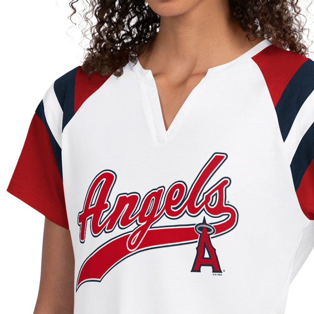 Los Angeles Angels Starter Women's Game On Notch Neck T-Shirt - MLB