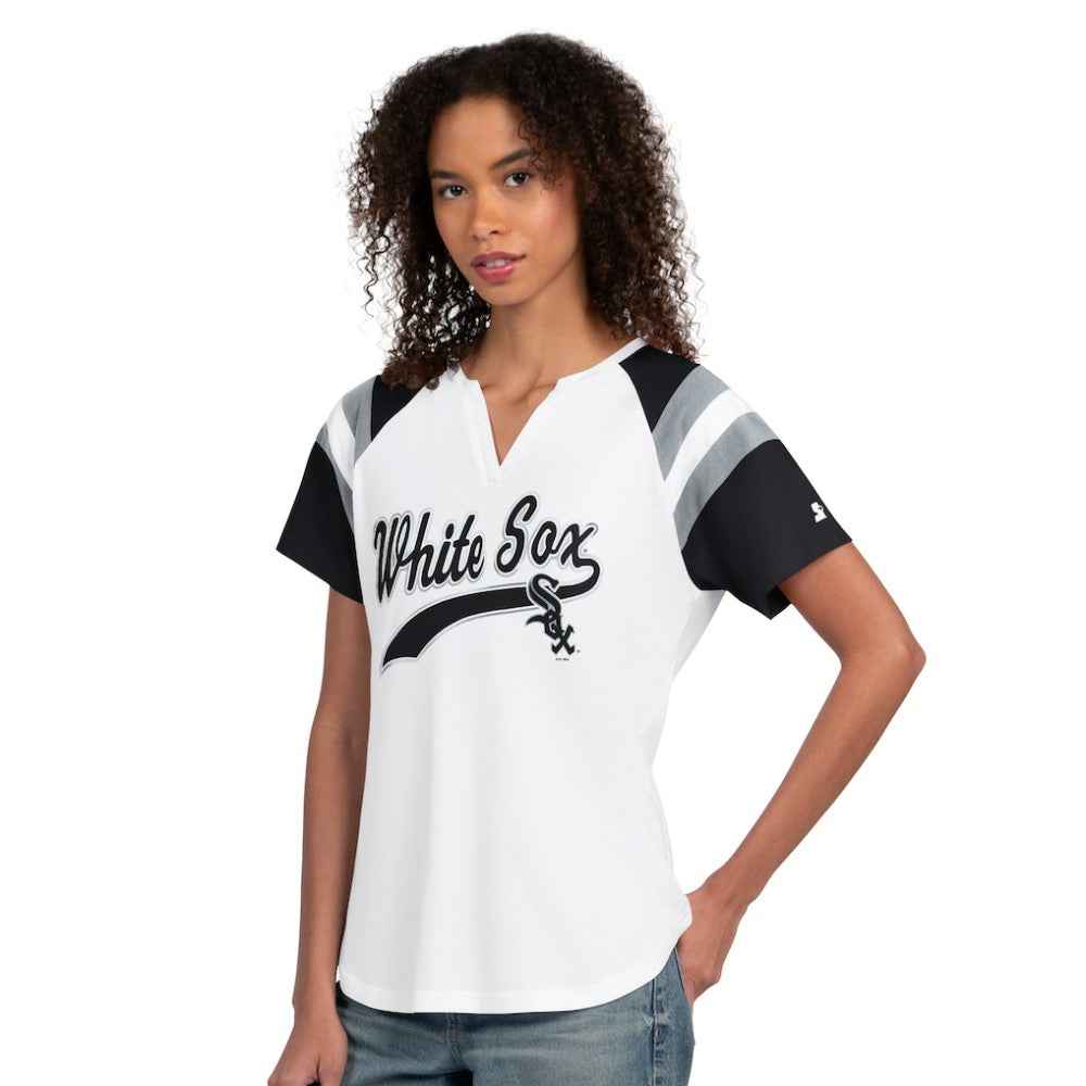 Chicago White Sox Starter Women's Game On Notch Neck T-Shirt - MLB