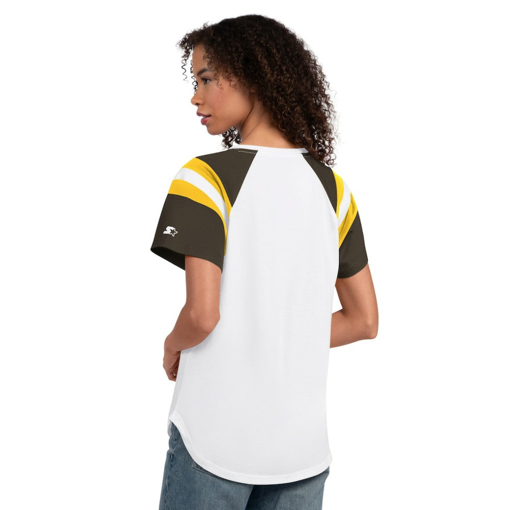 San Diego Padres Starter Women's Game On Notch Neck T-Shirt - MLB